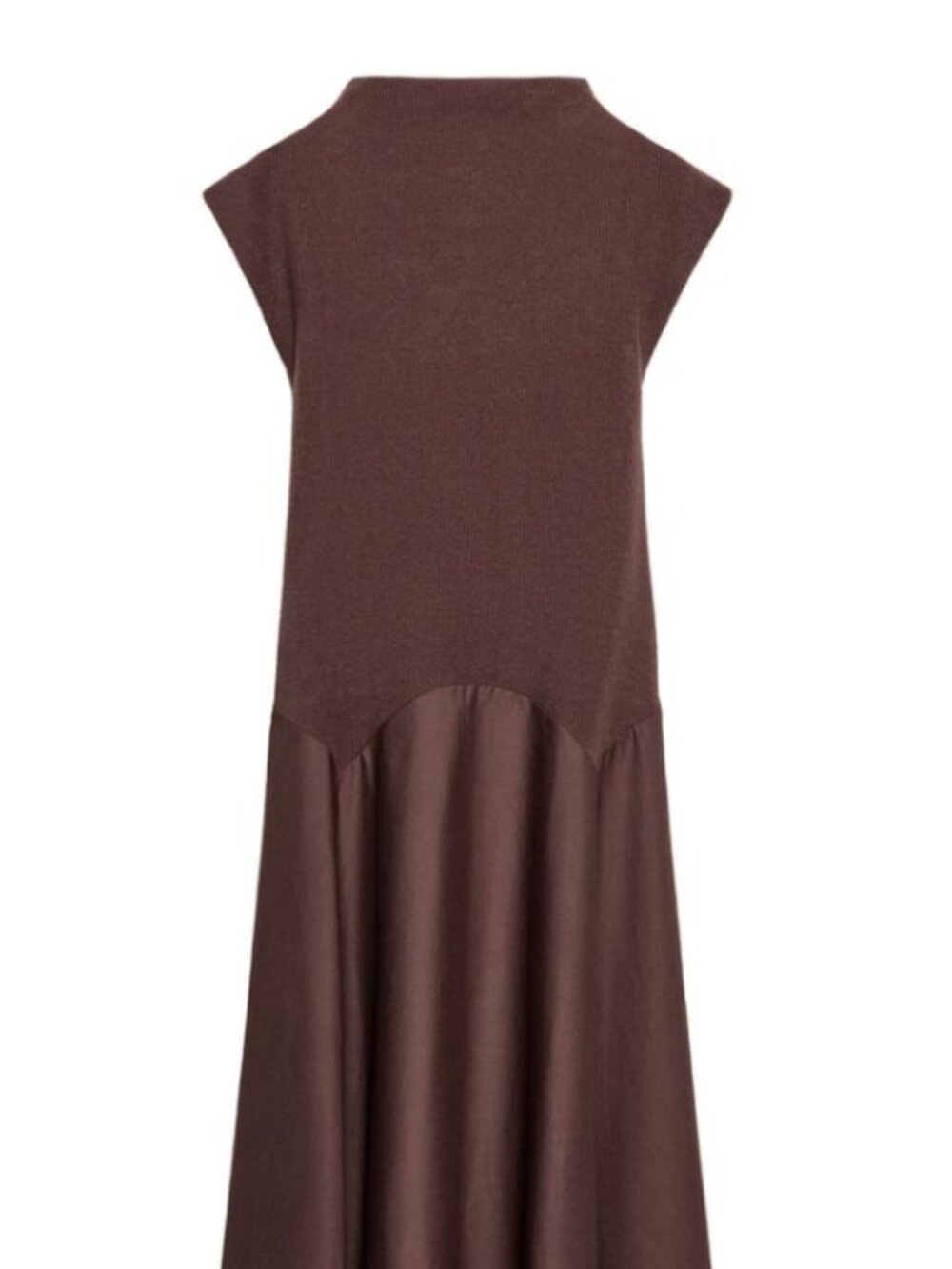 Zara Dark Brown Dress - Midi - size Medium